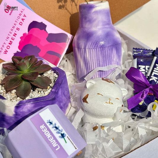 Women's Day Gift Set-Purple