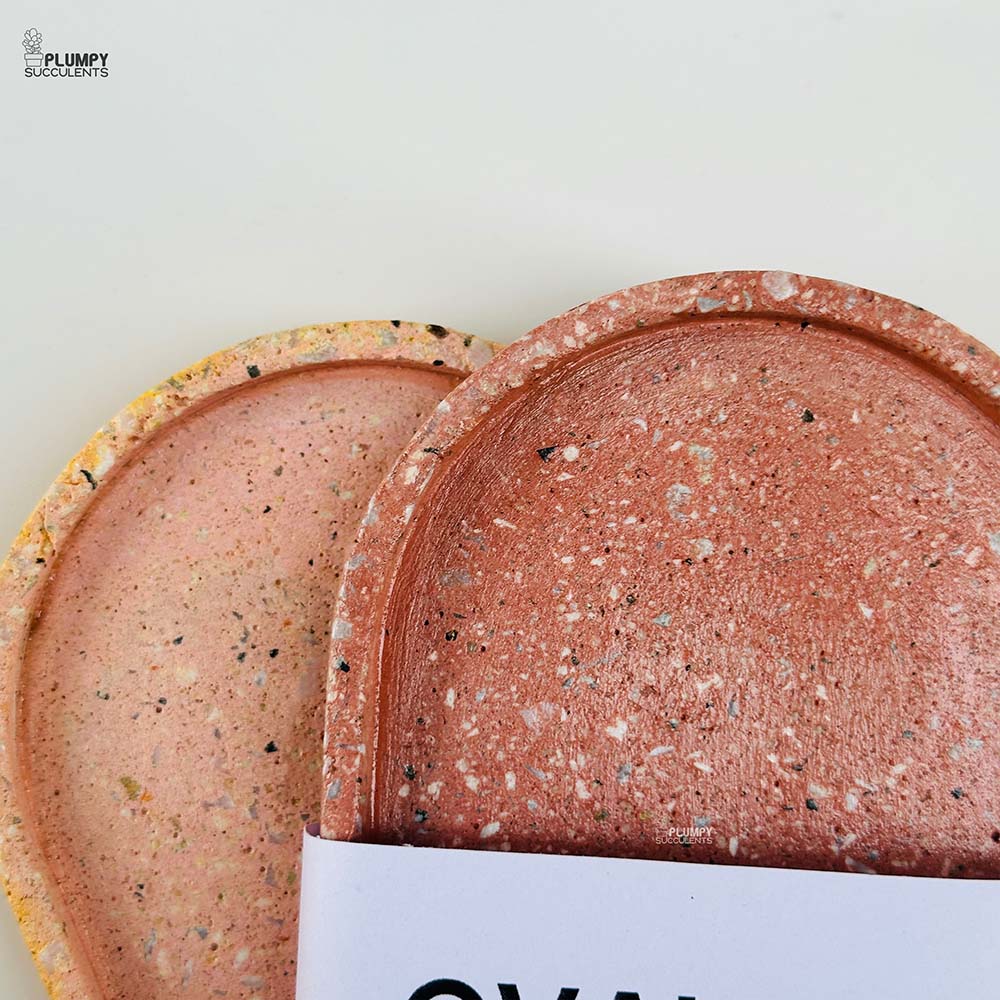 Oval Tray -Terrazzo