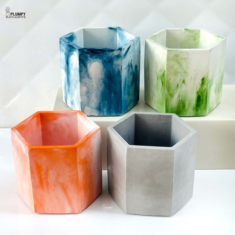 plastic hexagonal planter Hexagonal Planter (4 Inch)