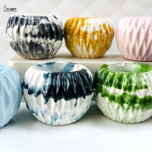 Geometric Round Planter (4 Inch)