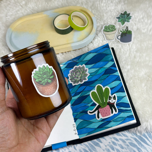 Succulent Sticker Pack 14