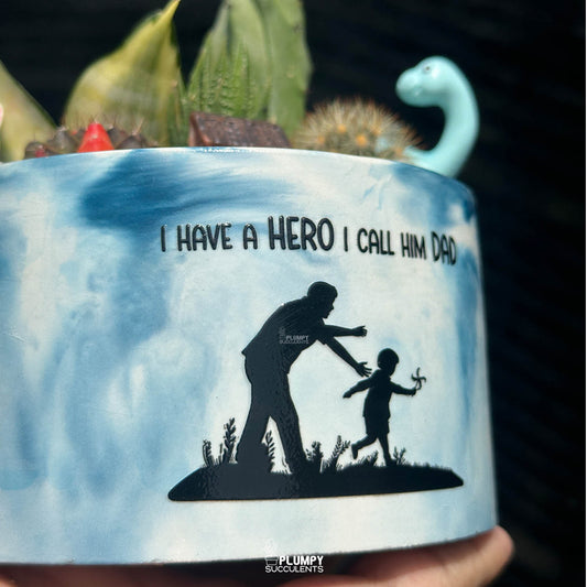 The Hero Garden | Premium Father's Day Succulent Arrangement