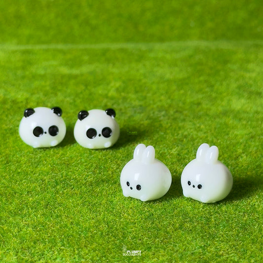 Panda Rabbit Buns Couple