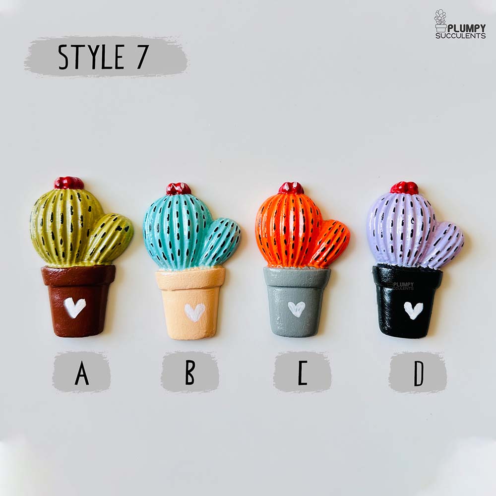 Fridge Magnets - Succulent Themed