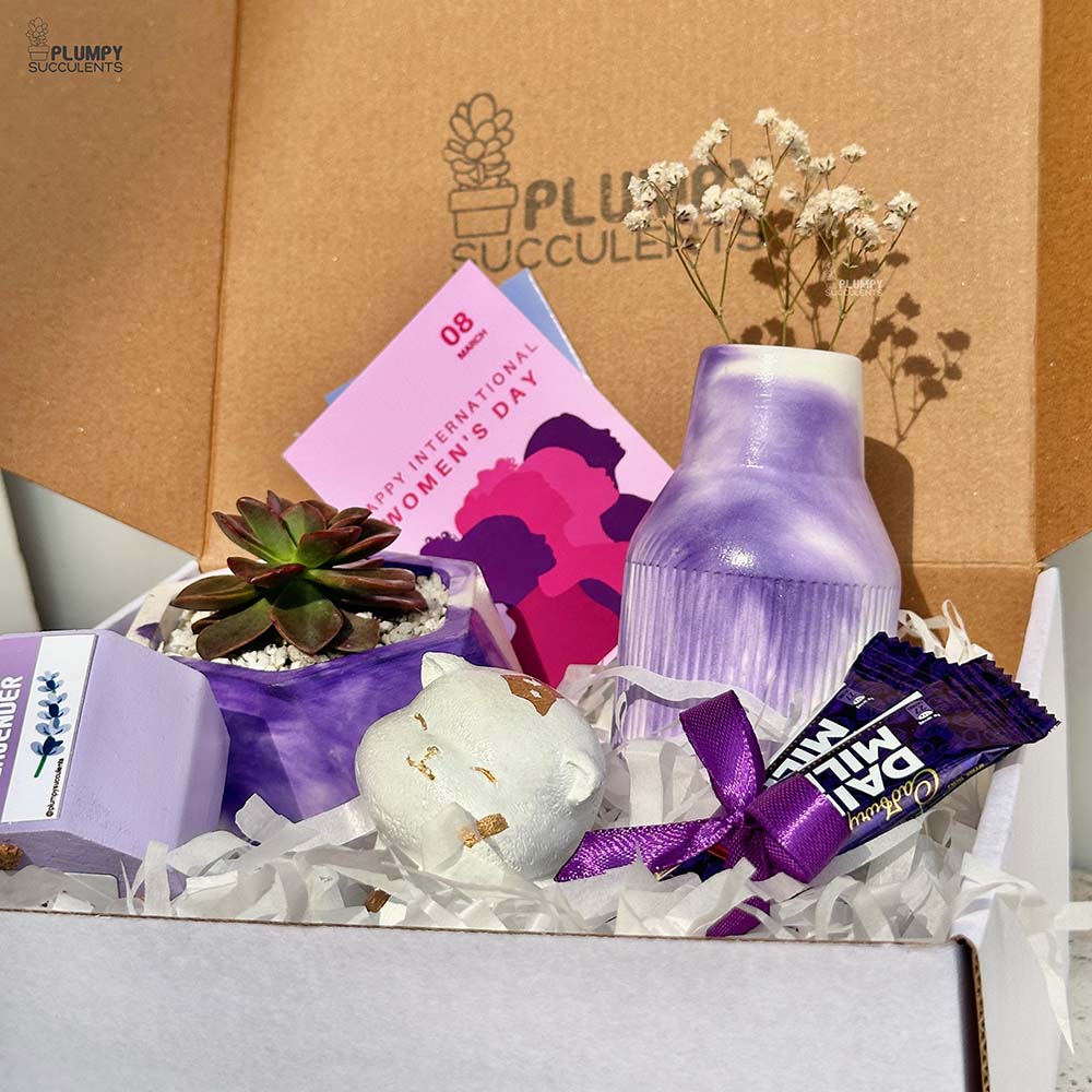 Women's Day Gift Set-Purple