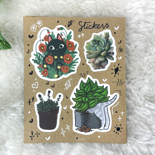 Succulent Sticker Pack 12