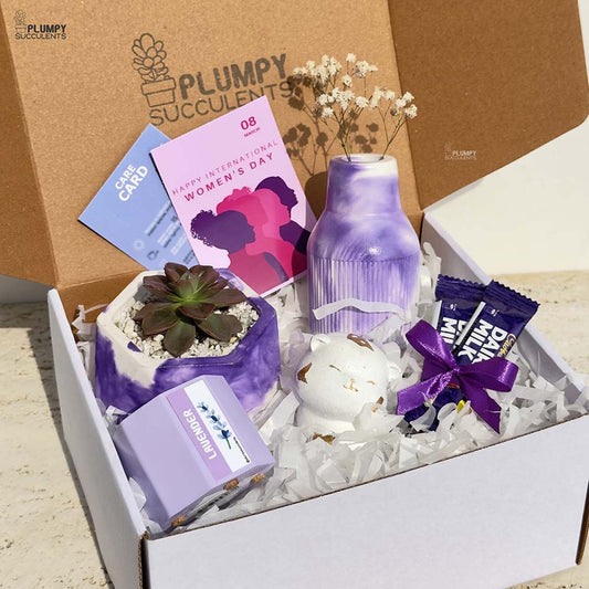 Women's Day Gift Set-Purple