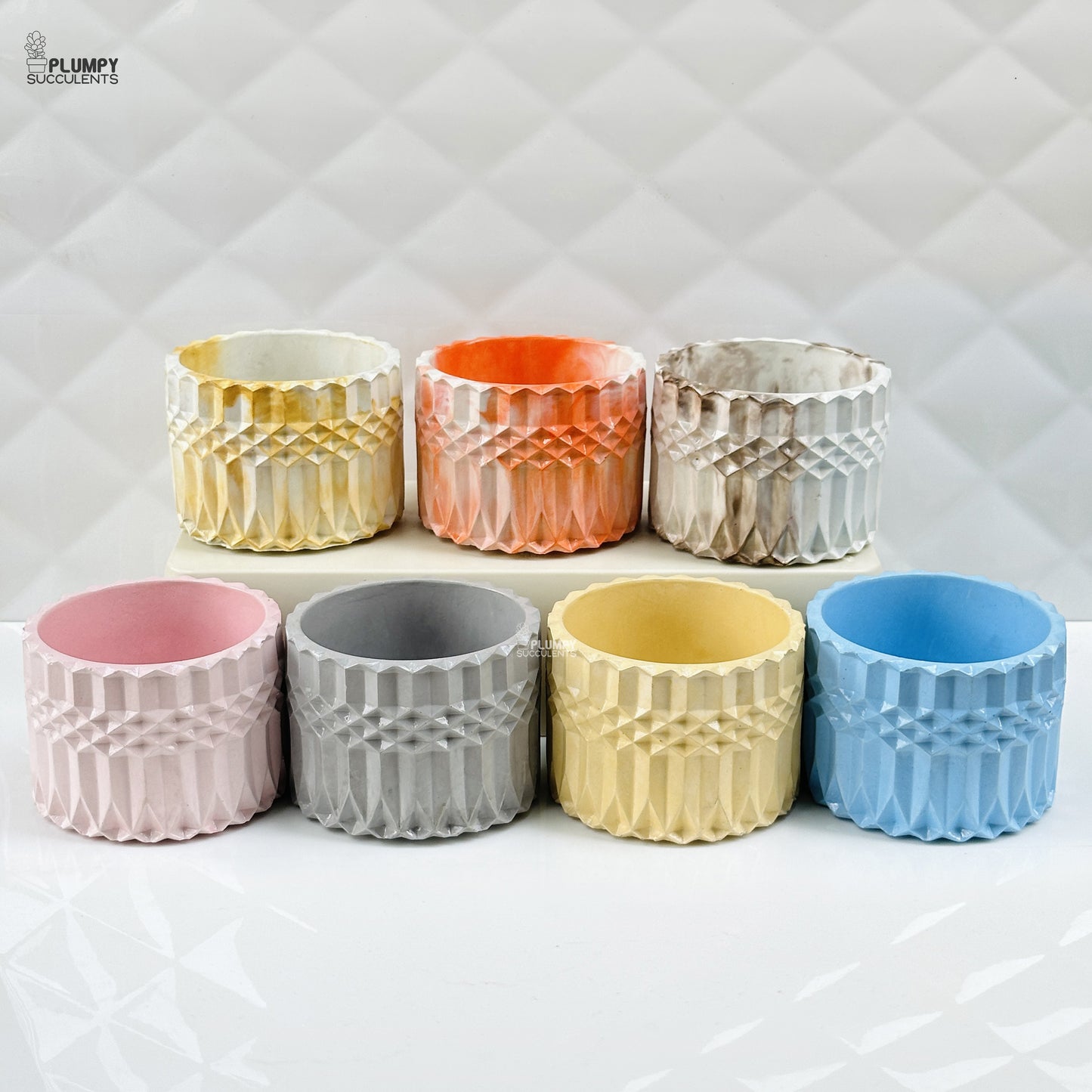Geometric Round Planter (4 Inch)