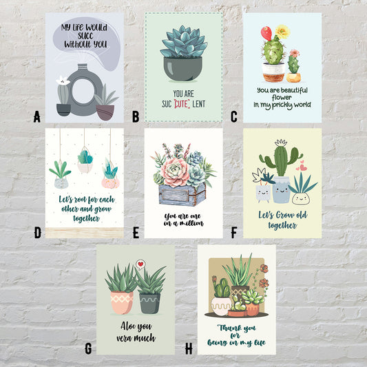Succulent Greeting Cards