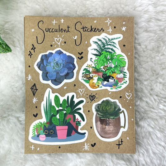 Succulent Sticker Pack 13