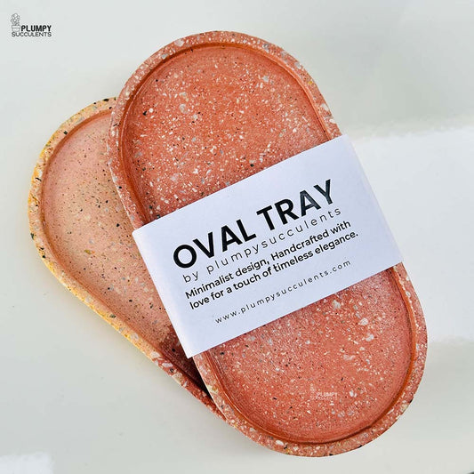 Oval Tray -Terrazzo