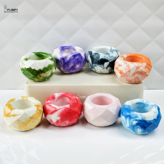 Geometric Round Planter (3 Inch)
