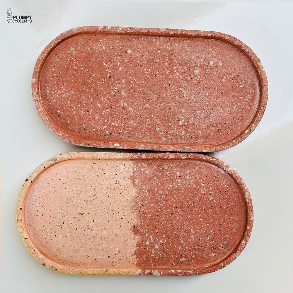 Oval Tray -Terrazzo