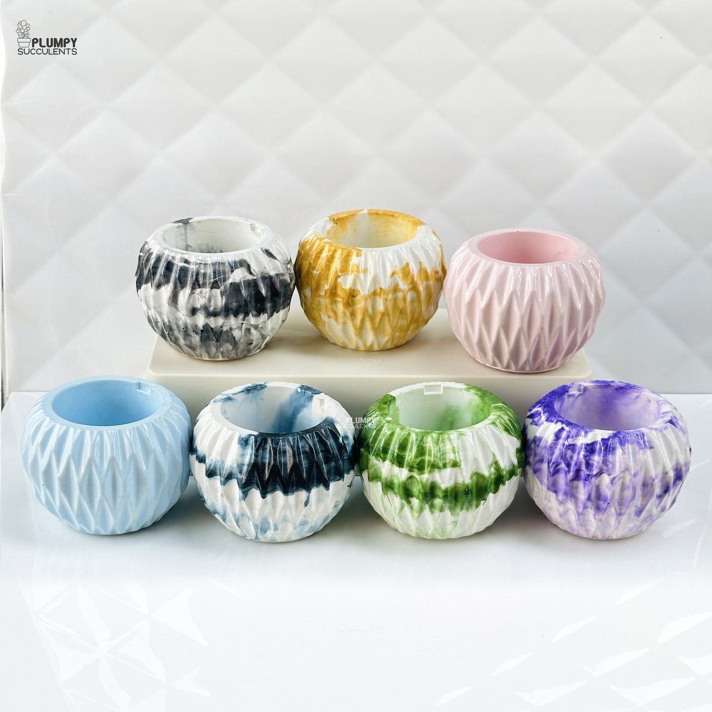 Geometric Round Planter (4 Inch)