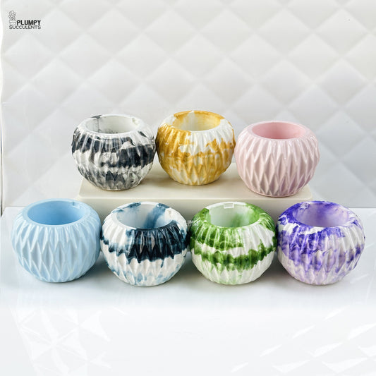 Geometric Round Planter (4 Inch)
