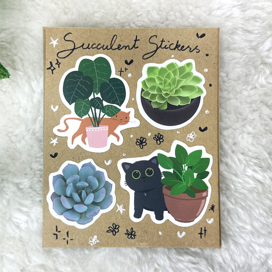Succulent Sticker Pack 17