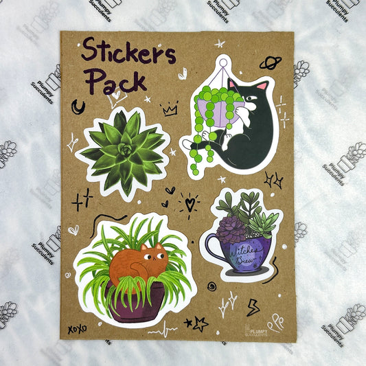 Succulent Sticker Pack 1