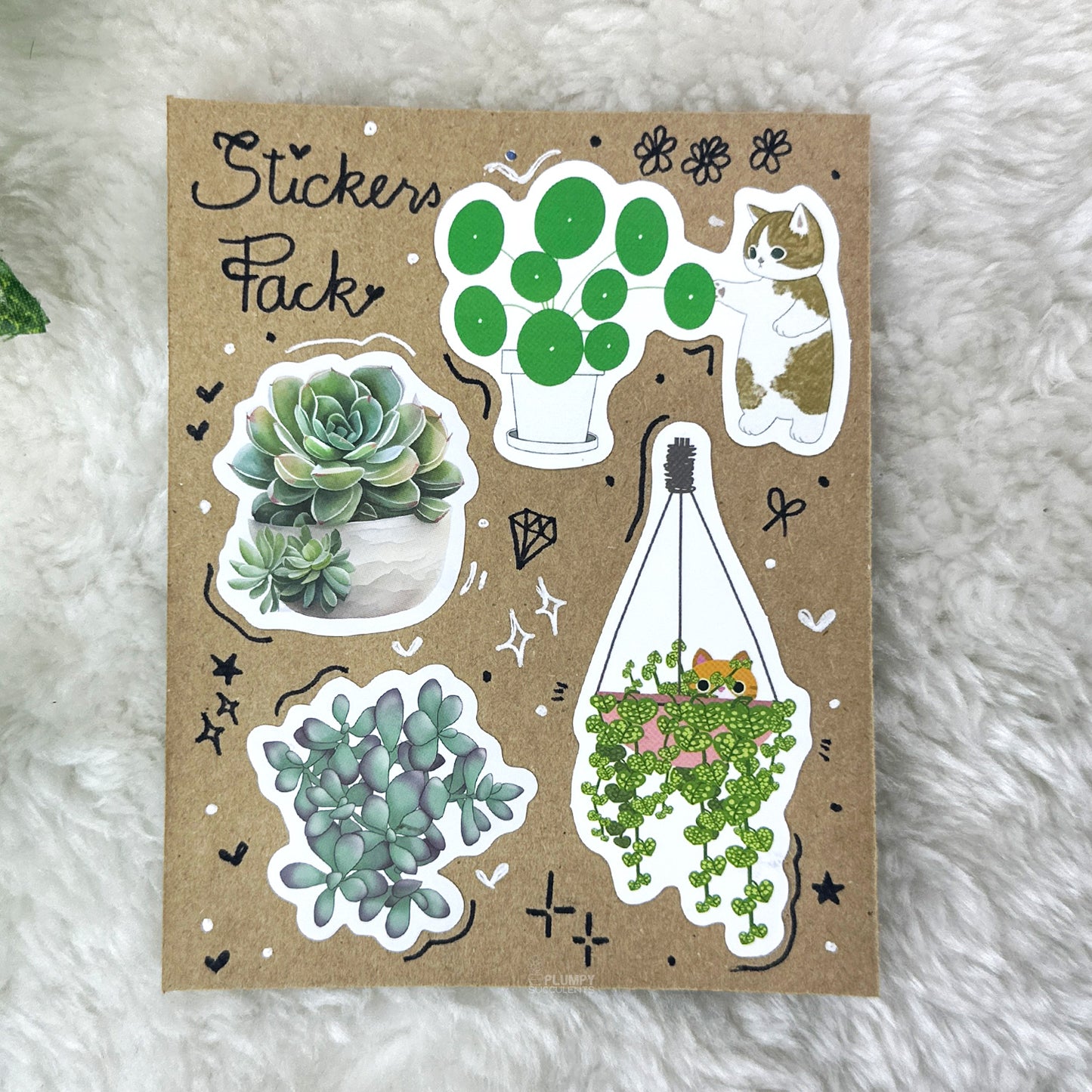 Succulent Sticker Pack 21