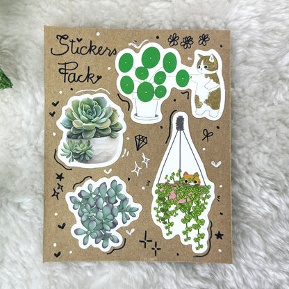 Succulent Sticker Pack 21