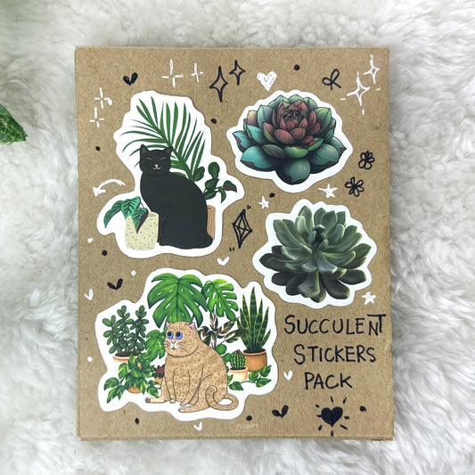 Succulent Sticker Pack 22