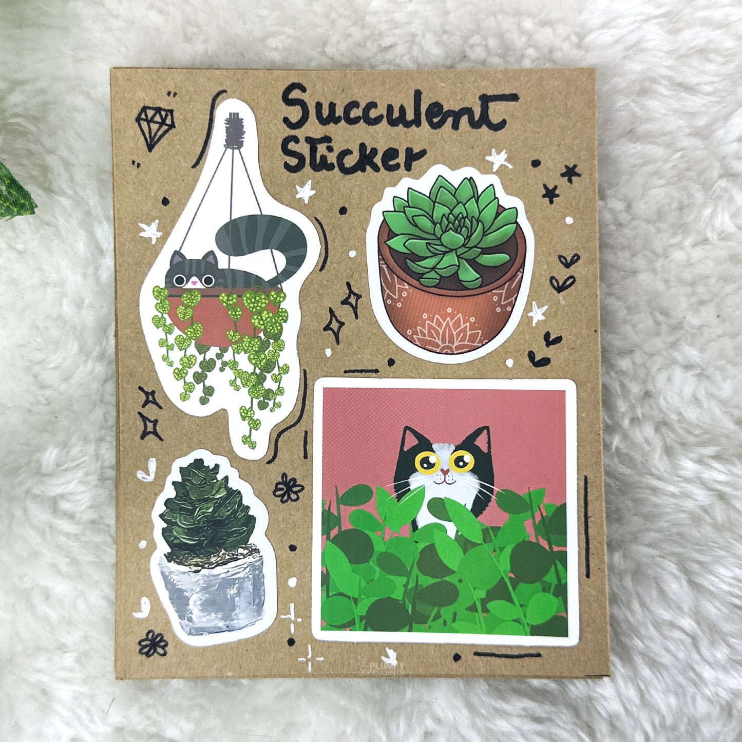 Succulent Sticker Pack 24