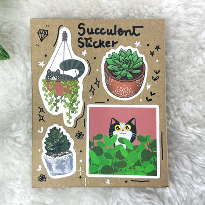 Succulent Sticker Pack 24