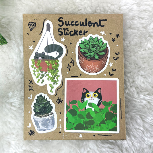 Succulent Sticker Pack 24