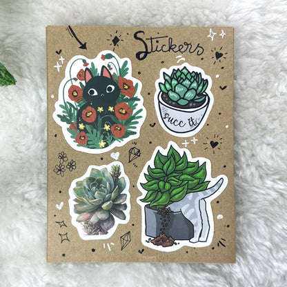 Succulent Sticker Pack 25