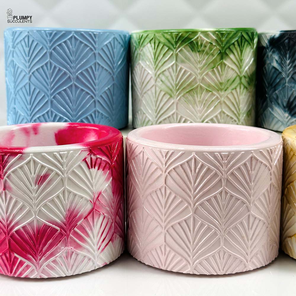 Textured Round Planter (4 Inch)