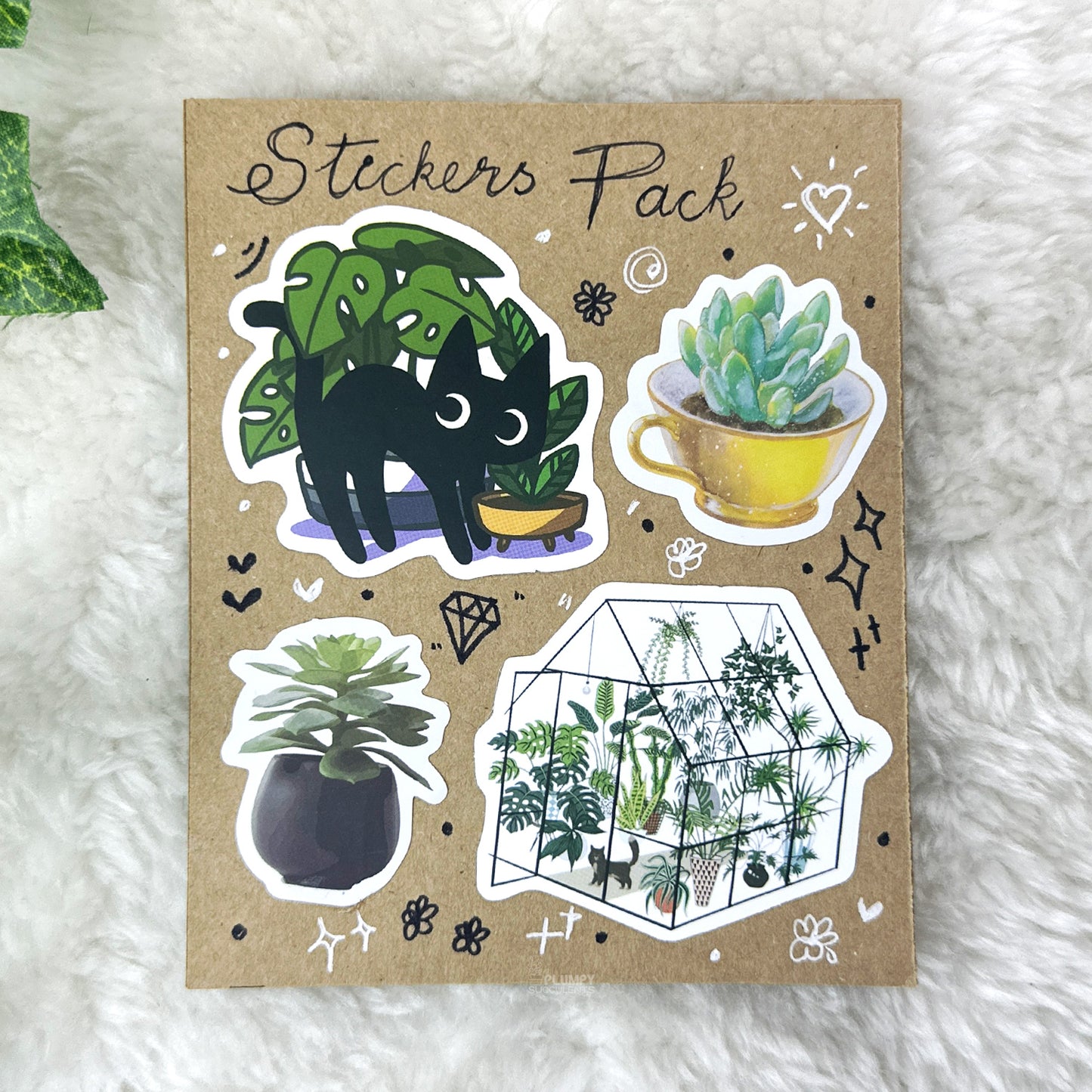 Succulent Sticker Pack 26