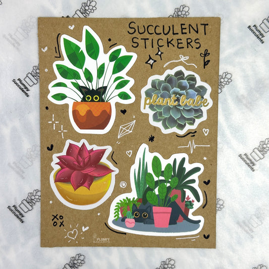 Succulent Sticker Pack 2