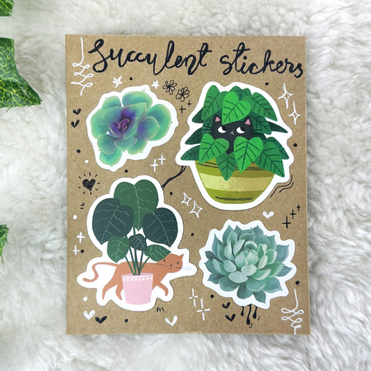 Succulent Sticker Pack 30