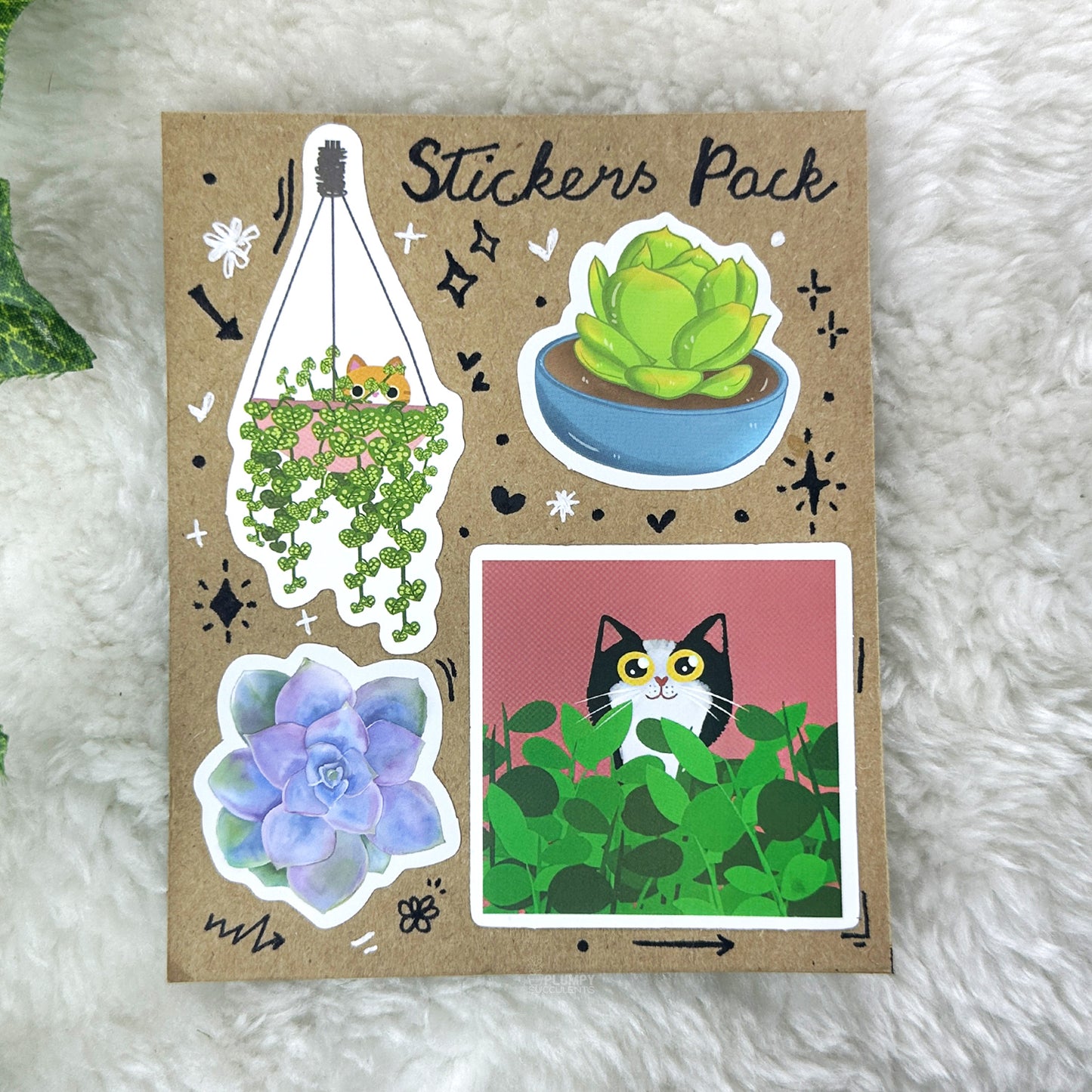 Succulent Sticker Pack 34
