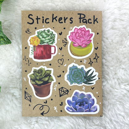 Succulent Sticker Pack 35