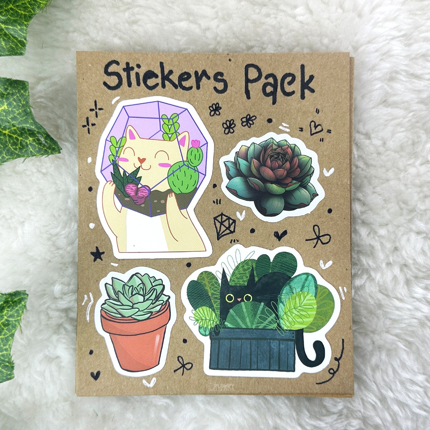Succulent Sticker Pack 36