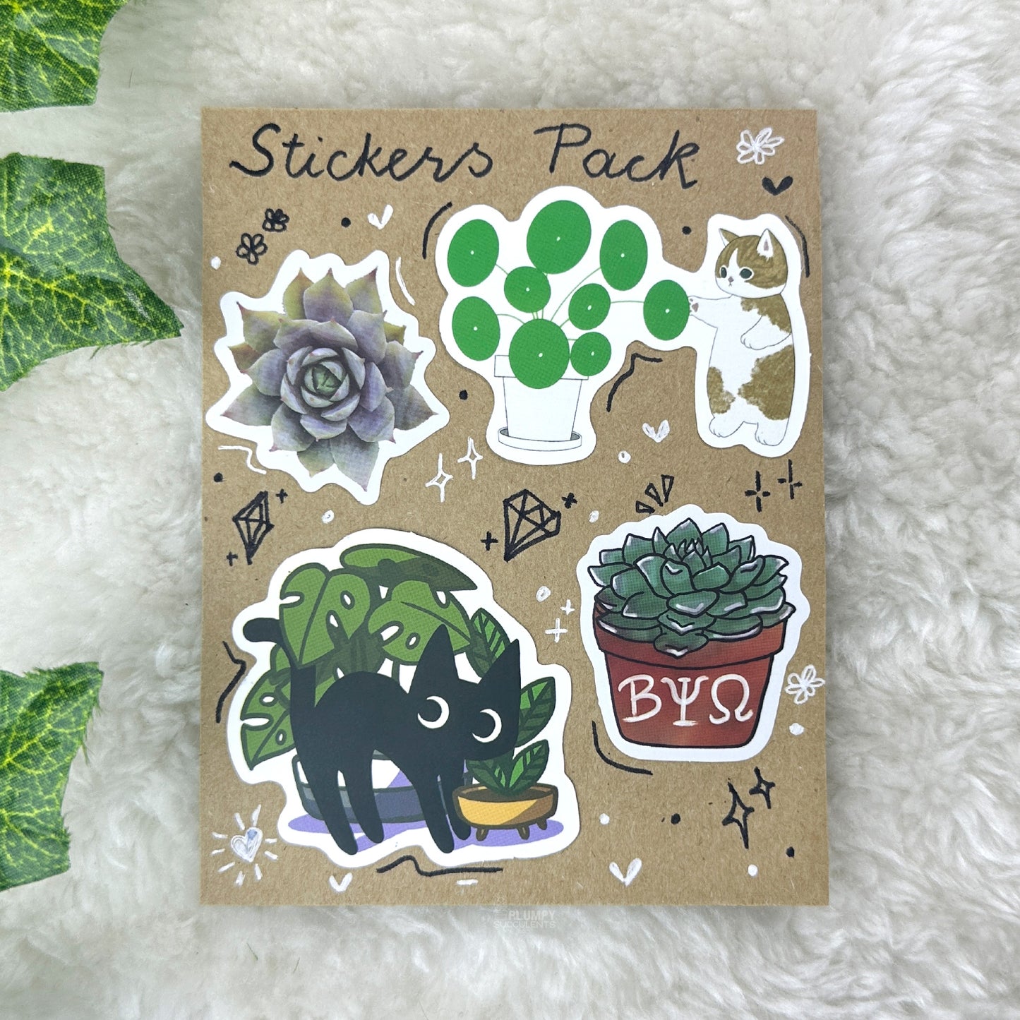 Succulent Sticker Pack 39