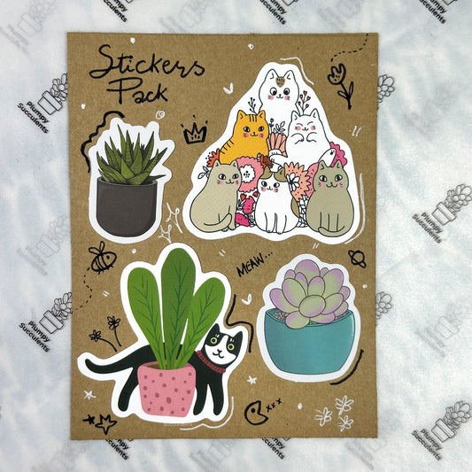 Succulent Sticker Pack 3