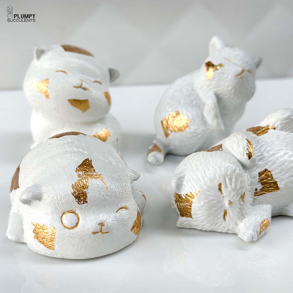 Mini Cat Figures (Set of 4)