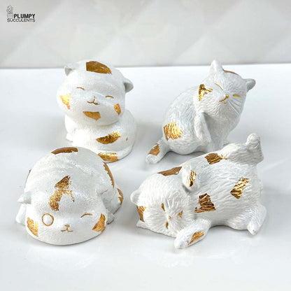 Mini Cat Figures (Set of 4)