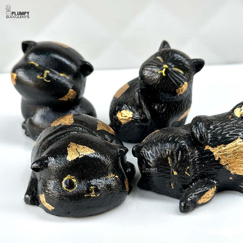 Mini Cat Figures (Set of 4)