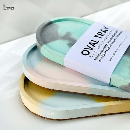 Oval Tray - Swirl