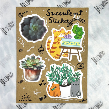 Succulent Sticker Pack 6