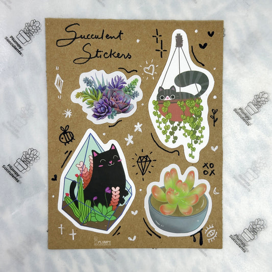 Succulent Sticker Pack 7