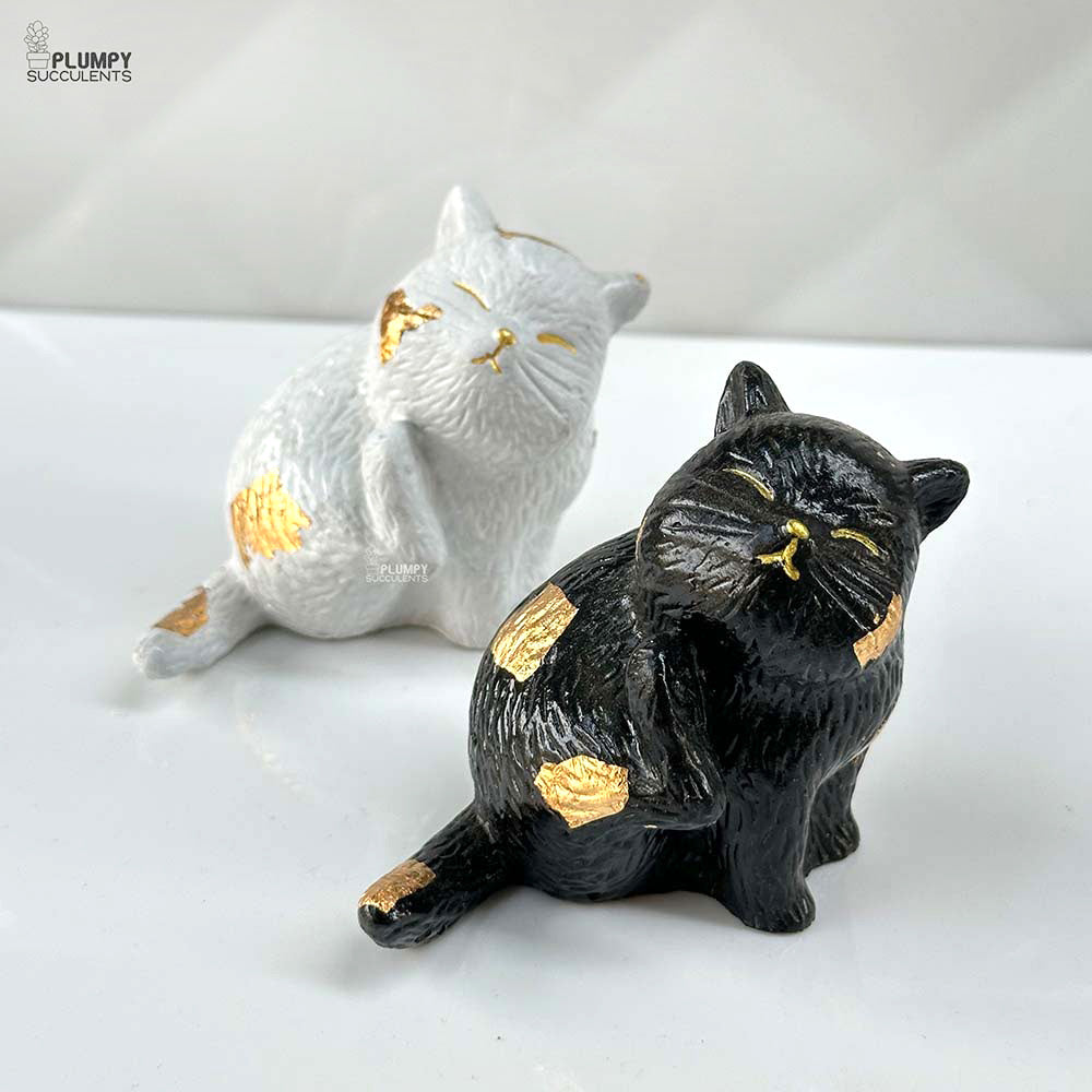 Mini Cat Figures - Concrete
