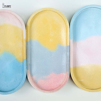 Oval Tray - Tri Color