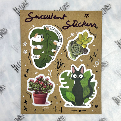 Succulent Sticker Pack 8