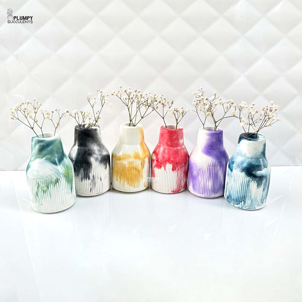 Flower Vase- Marbly