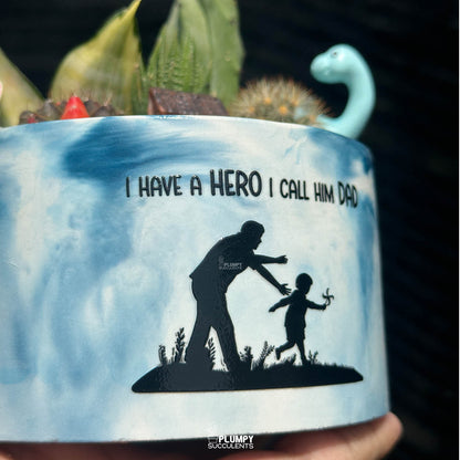 The Hero Garden | Premium Father's Day Succulent Arrangement