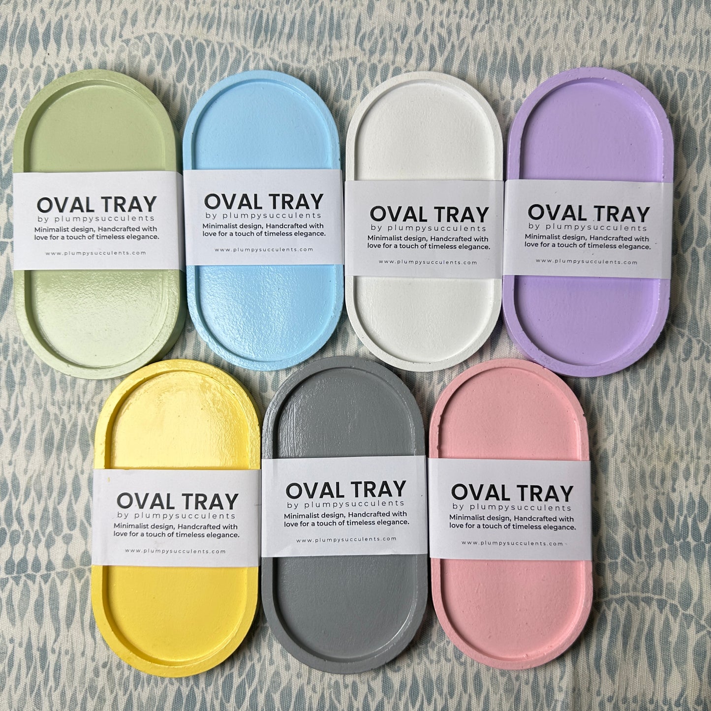 Oval Tray - Pastel