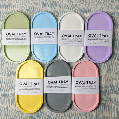Oval Tray - Pastel